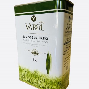 İLK SOĞUK BASKI ZEYTİNYAĞI 3 LT TENEKE