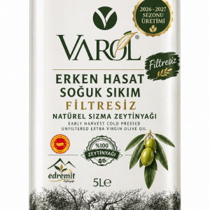 FİLTRESİZ ERKEN HASAT SOĞUK SIKIM ZEYTİNYAĞI (5LT)